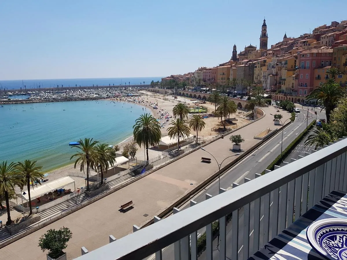 APPARTEMENT TERRASSE VUE MER Sea view terrace apartment Etoile de Mer Menton