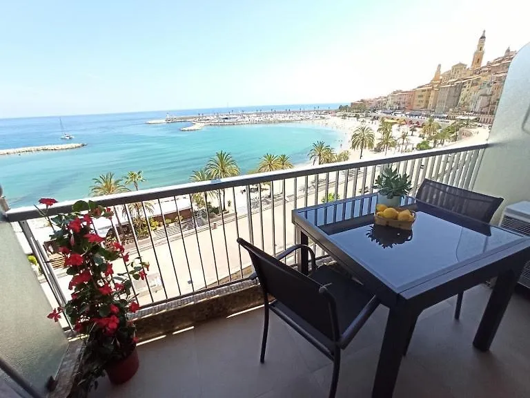 APPARTEMENT TERRASSE VUE MER Sea view terrace apartment Etoile de Mer Menton